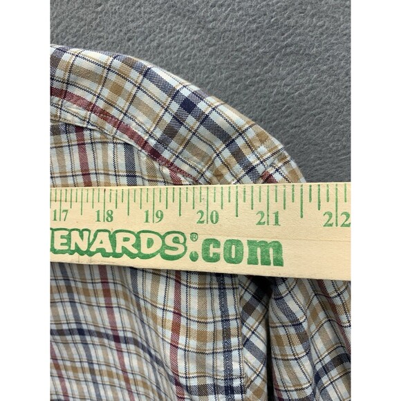 Nautica Button Down Shirt Men's Plaid 100% Cotton Long Sleeve Size XXL - Picture 4 of 15